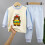 Baby Long Sleeve Pajama Set Light Blue 3-6 Months 2