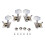 Ukulele Tuning Pegs Metal 4-Pack 3