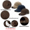 Vintage Baseball Cap Cotton Adjustable Twill 3 Pack 3