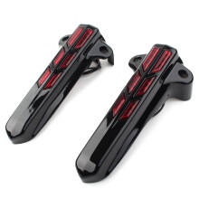 BFY Black Front Fork Boot Lower Cover Protector with LED