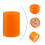 Flameless Flickering LED Candle Orange 7.5x7.5x10 cm 1