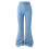 High Waisted Bootcut Denim Pants for Young Women - Stretch 1