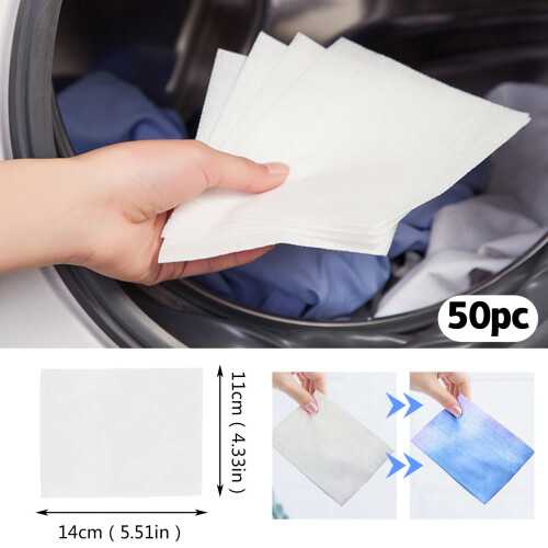 Laundry Color-Absorbing Sheets 50pcs