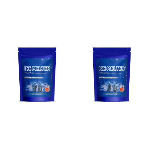 Ice Melt Safe for Concrete and Pets 2-Pack -15F