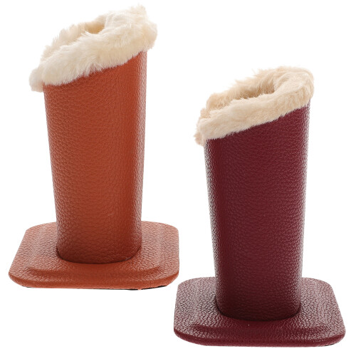 Plush-Lined Glasses Holder 2 Pcs 1