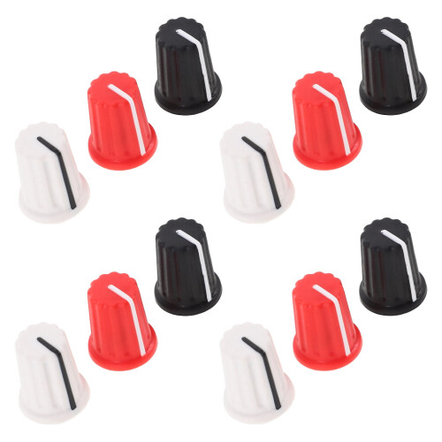 Guitar Volume Control Knobs Plastic 12 pcs