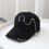 Unisex Baseball Cap Metallic Ring Chain Summer Trucker Hat 1