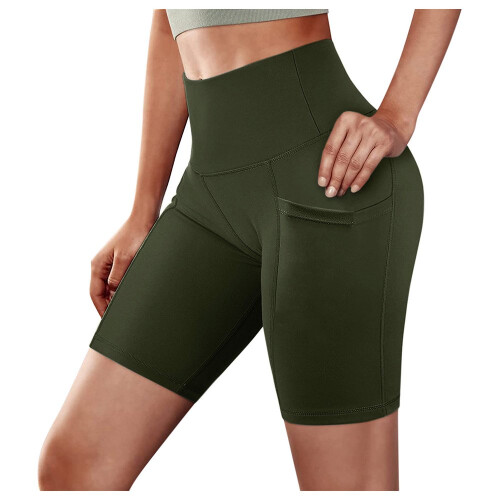 Women's Plus Size Athletic Bike Shorts Black 2