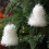 White Foam Christmas Ornaments 4PCS Lightweight Shatterproof 1