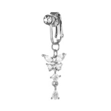 Copper Faux Belly Button Ring Clip-on for Women
