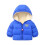 Kids Hooded Puffer Jacket Bear Print Blue Size 110 7