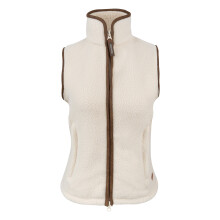 JACK PYKE Ladies Sherpa Fleece Gilet Sail Small