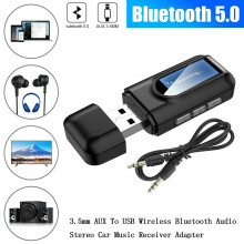 Bluetooth 5.0 Audio Adapter TX RX with LCD Display