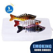Multi-Joint Swim Bait Fishing Lure 10 cm 3-Pack