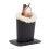 Plush-Lined Glasses Holder Faux Leather 2-Pack Black Brown 8