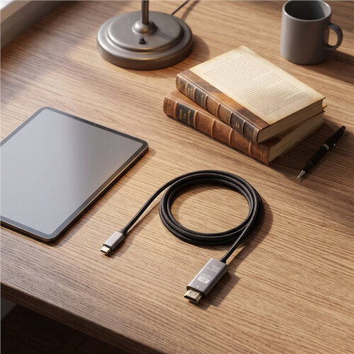 Adaptateur USB C Vers  Compatible 8K 60Hz, Câble de Conversion Type C pour Téléphone, Ordinateur Portable, PC 2m 2