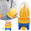 Portable Egg Shaker Silicone Handheld Mixer Blue 2
