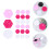 Rose Bridal Mirrors Compact Foldable Handheld 15 pcs 6