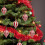 Christmas Candy Ball Ornament Plastic Red White Striped 6pcs 3