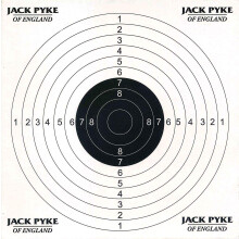 JACK PYKE 100 Paper Shooting Targets 14 x 14cm | 5.51" x 5.51"