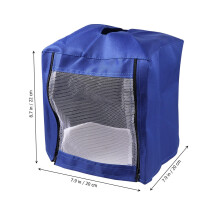 Bird Cage Mesh Cover Blue Durable Easy-Open