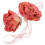 Curtain Clips Holdback 2 Pcs Floral Rose Design 1
