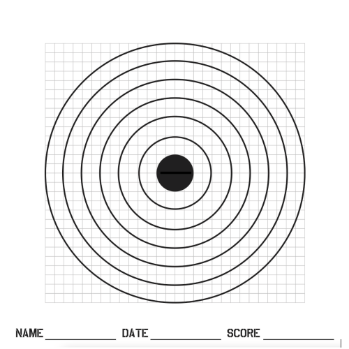 Viper TACTICAL Viper TACTICAL Pro Target Paper Targets 17.5 x 17.5cm