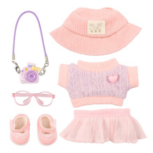 Doll Clothes Outfit Set for 15cm 17cm Dolls 6 Pieces