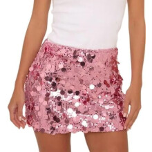 Women's sequin mini bodycon skirt 70 cm