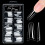 Fake Nail Tips Clear Acrylic Press-On 10 Sizes 4