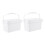 Topbathy plastic paint bucket with handle 0.5 gallon 6