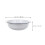 Retro Enamelware Dinner Bowl White Set of 1 7