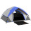Two Man Single Room Dome Tent, with Accessories - Dark Blue/Grey 1