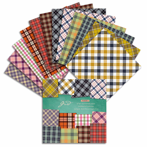 ROCKROK pattern paper scrapbooking supplies 24 pcs 1