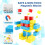 Magnetic Building Blocks Multicolor 20-Pack 1x1x1 Inch 2