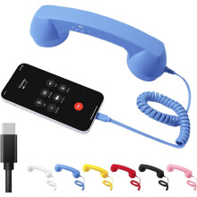 Retro Bluetooth Handset for Mobile Phones with Microphone