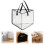 Foldable Clear Storage Bags with Handles 6-Pack 2
