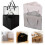 Foldable Clear Storage Bags with Handles 6-Pack 7