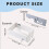 Foldable Trash Bag Holder Wall Mounted Magnetic Cabinet Rack 8