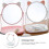 Kids Makeup Mirror Vanity Mirror 21.5 x 16 cm White 8