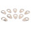 Guitar Knob Pointer Plate Indicator Washers for Gibson Les 4