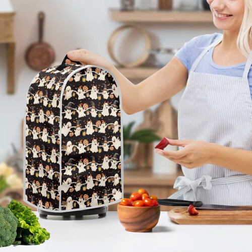 Ghosts Blender Covers Polyester Stylish Handle 2