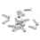 M2 Stainless Steel Bolt and Nut Assortment Kit 230 pcs 5