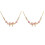 Adjustable Bow Charm Bracelet for Women Gold Silver Beaded 2
