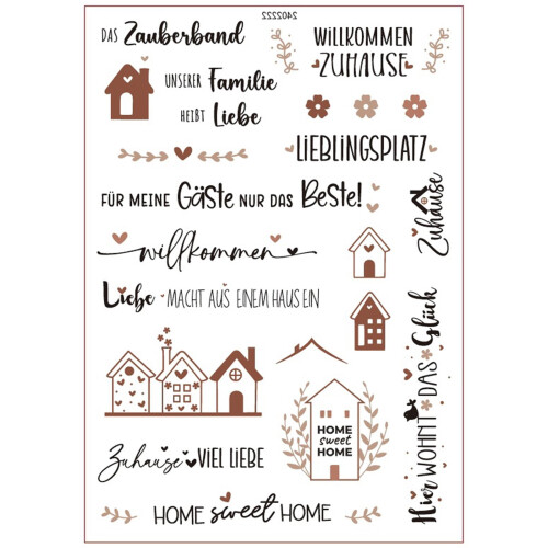 German Rub-On Water Transfer Sticker for Ceramic Mug