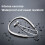 Noise Cancelling Neckband Bluetooth 5.2 Earbuds White 4