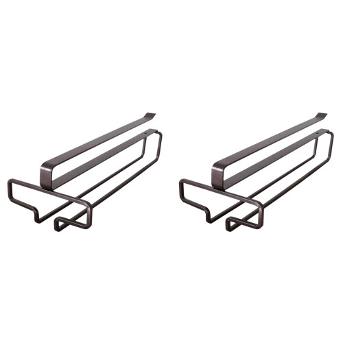 Under Cabinet Wine Glass Holder Stemware Rack 2 Pack