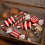 Christmas Candy Pendant Ornaments Red White 7PCS 5