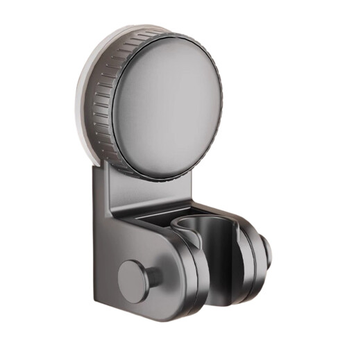 AuroraX Shower Head Holder Gray Adjustable Wall Mount with 1