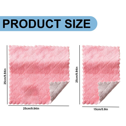 Microfiber Cleaning Cloth Lint-Free Reusable 12-Pack 2